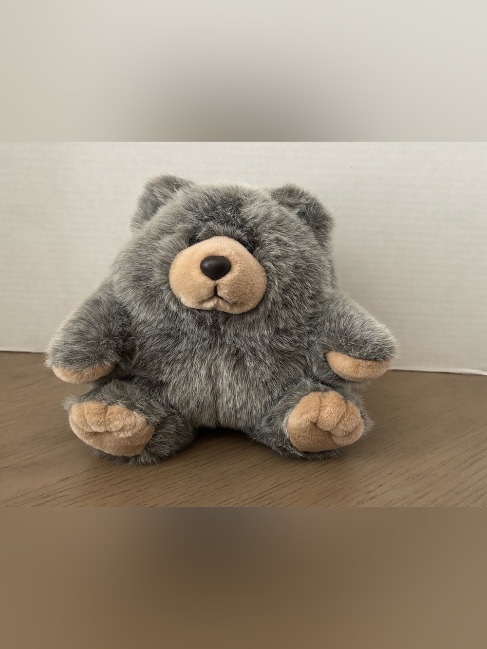 Unipak Chubby Fat Teddy Bear Round Fatso Plush Stuffed Animal 9” Plumpee